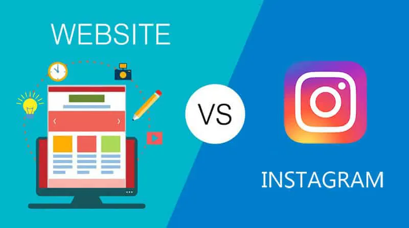 پیج اینستا یا طراحی سایت