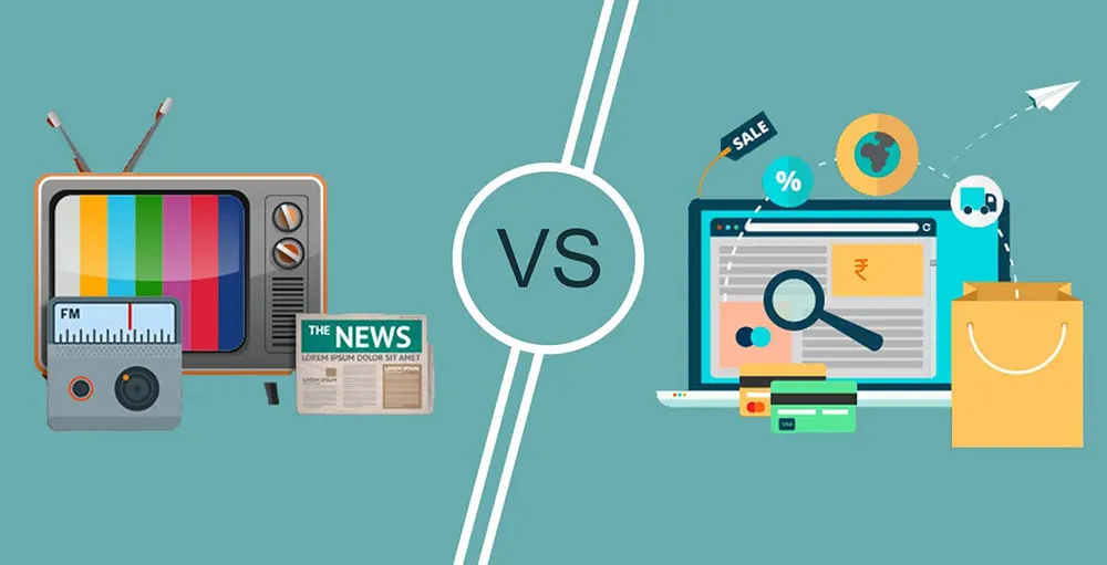 هزینه طراحی سایت و تبلیغات سنتی